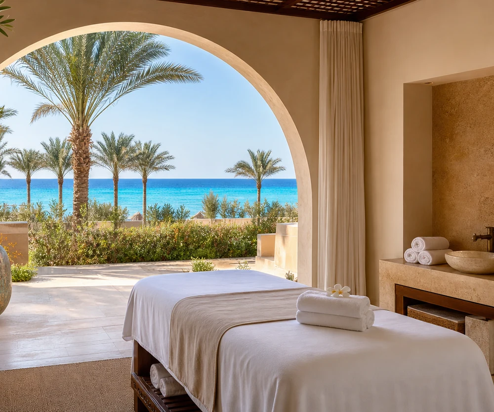 Wellnessbehandlung im Hotelresort